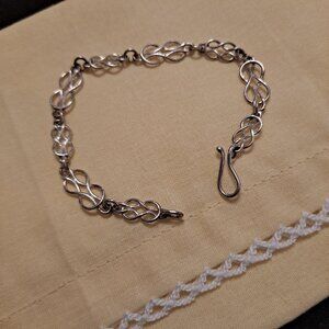 Silver "Love Knot" Bracelet